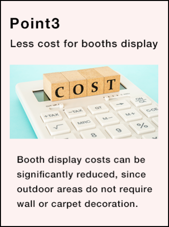 Point3 Less cost for booths display