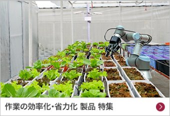 作業の効率化・省力化 製品 特集